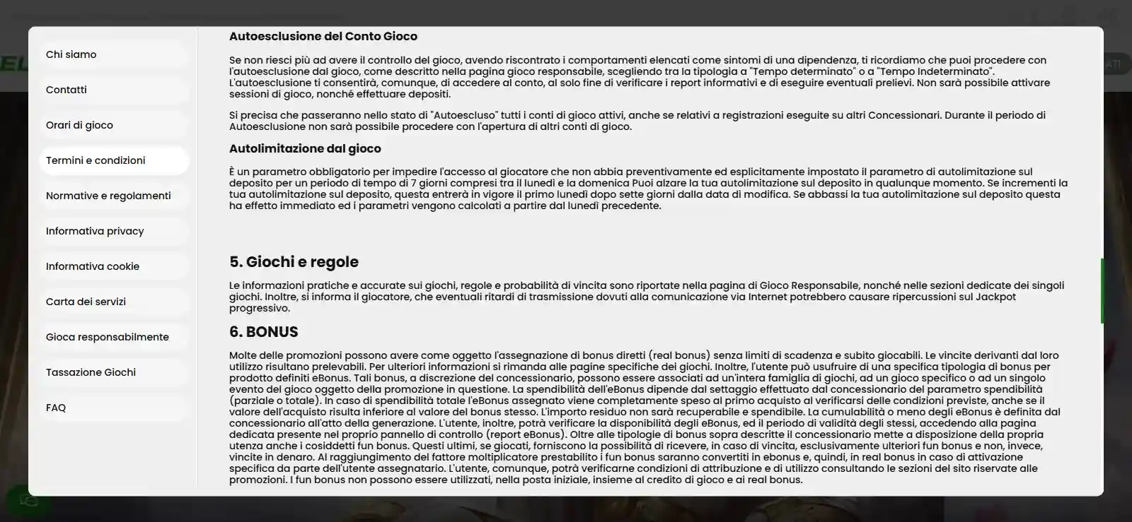 Metodi di deposito disponibili nell'area pagamenti ElaBet